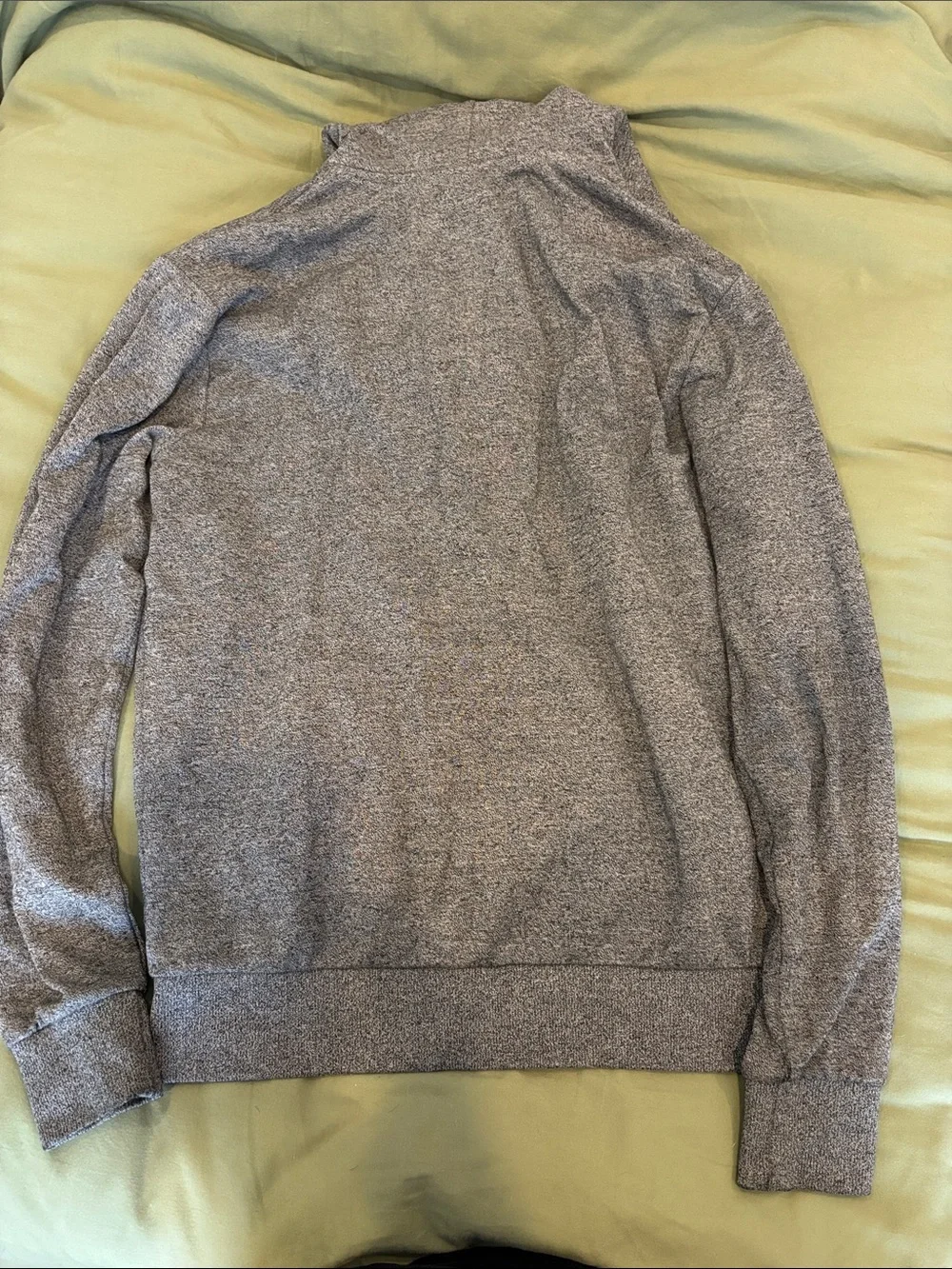 H&M Men's Heather Gray Zip-Up Hoodie